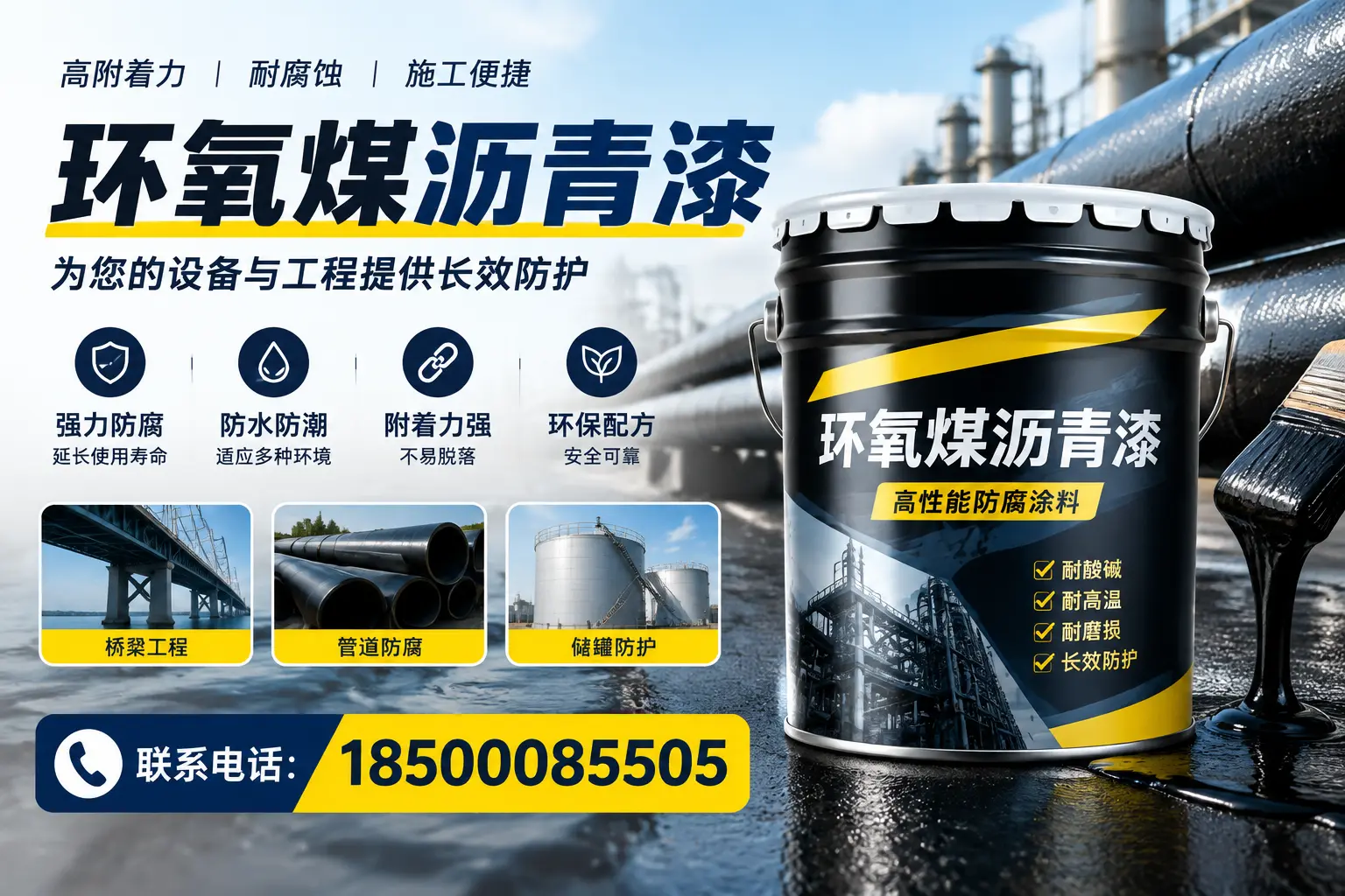 环氧煤沥青漆与其他涂料的对比分析，助力驻马店企业决策